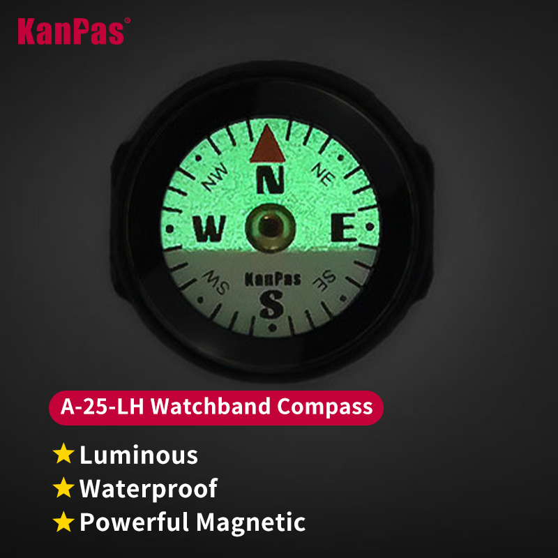 Compass Lensatic - Correa de Reloj KANPAS con Brújula,