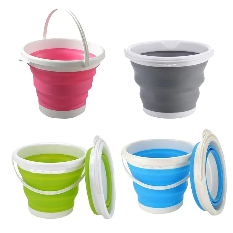 Water Bag Collapsible - ❤️ Cubo Plegable de 3/5/10L, Cubo