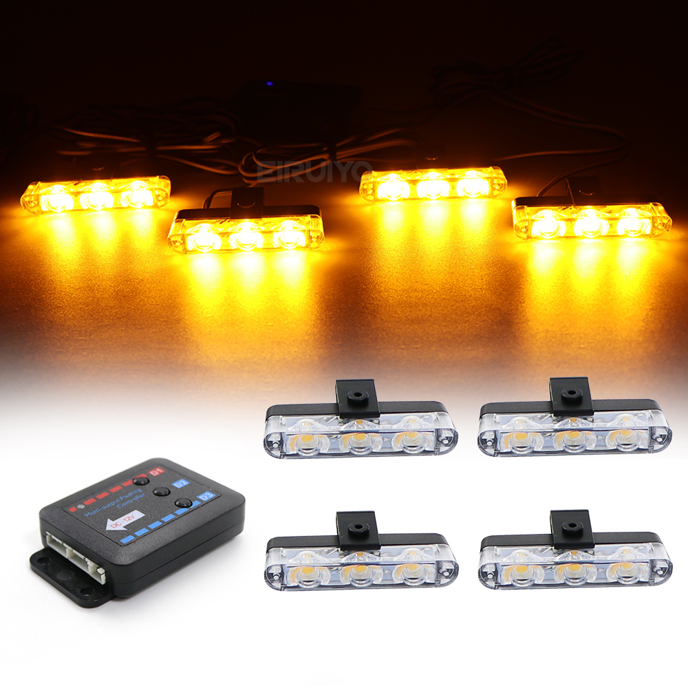 Sos Light Strobe - 4x Luz Estroboscópica LED para Parrilla