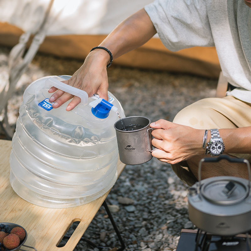 Naturehike-Cubo plegable de PE - Water Bag Collapsible reseña y precio