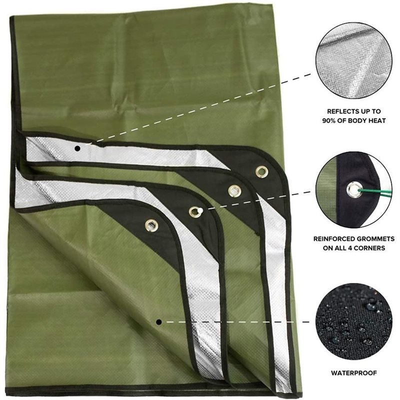 Lona Aislante Reutilizable, 21 - Survival Blanket Reflective reseña y precio